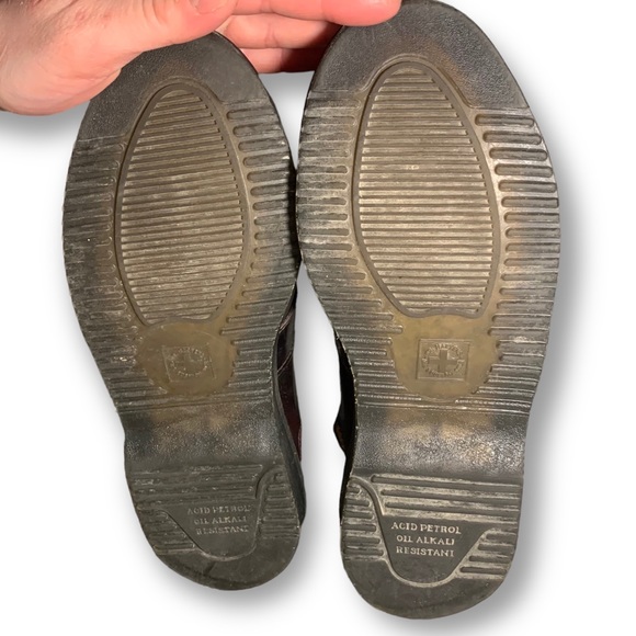 DOC MARTENS Valentine Slingback Loafer in Rub Off Burgundy (Size 6) - Picture 9 of 9